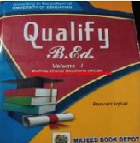 Qualify B.ed Book For Headmasters Headmistress Lecturers Latest